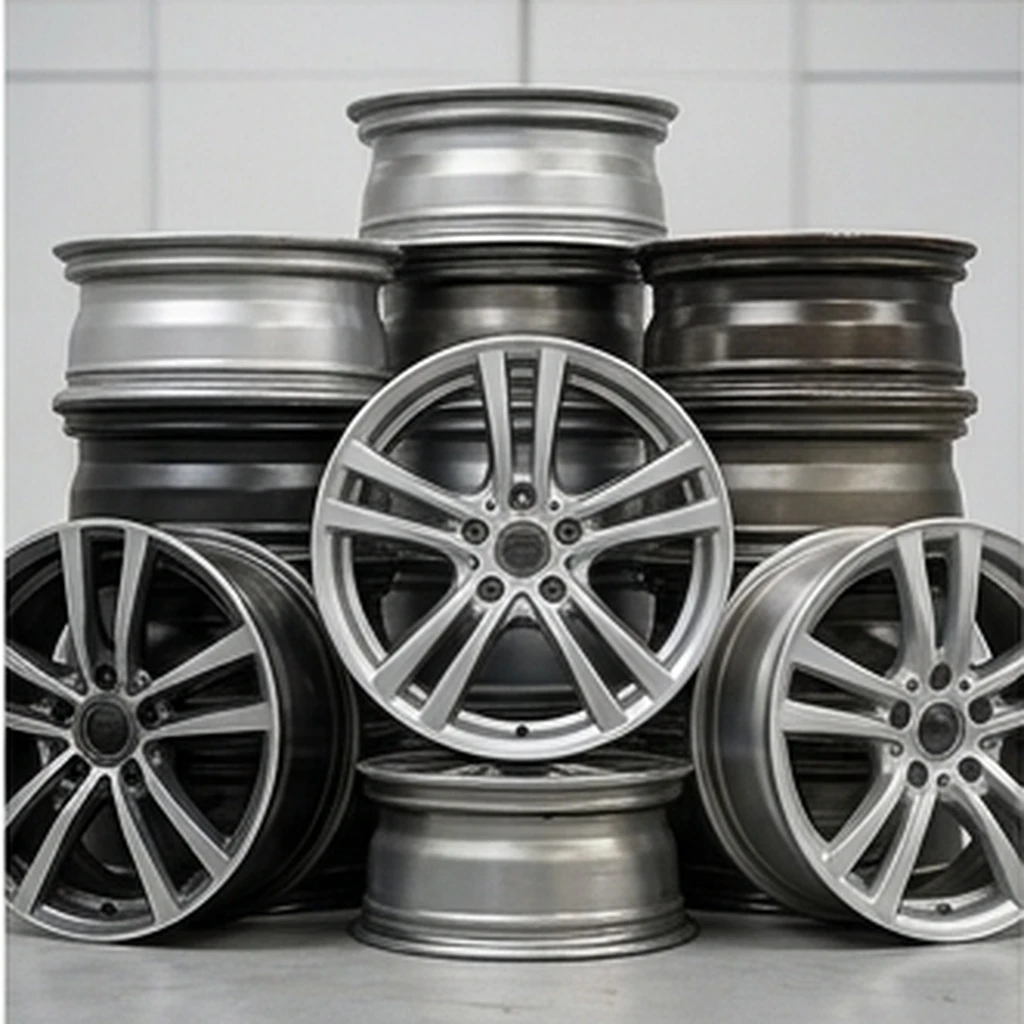 Alloy wheels bought for scrap metal recycling in Newcastle