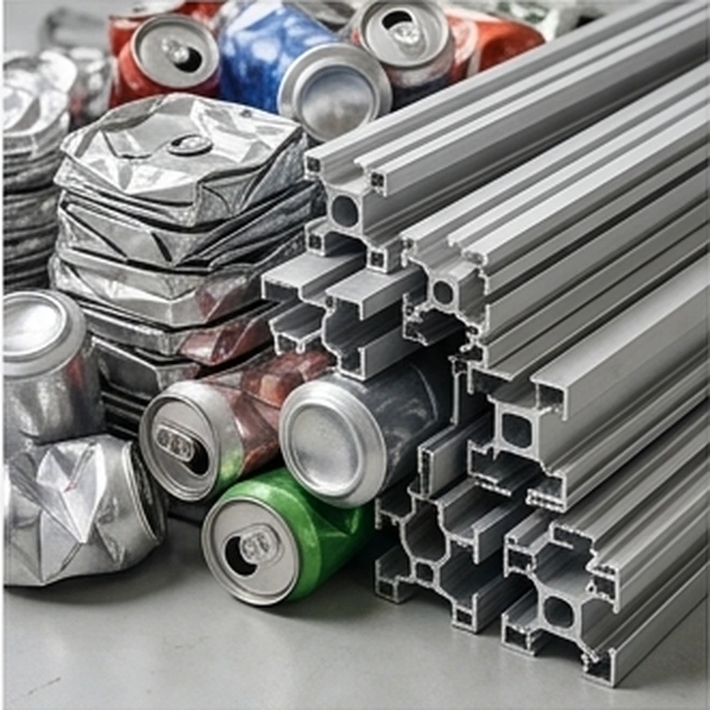 Aluminium scrap and cans bought for recycling in Newcastle