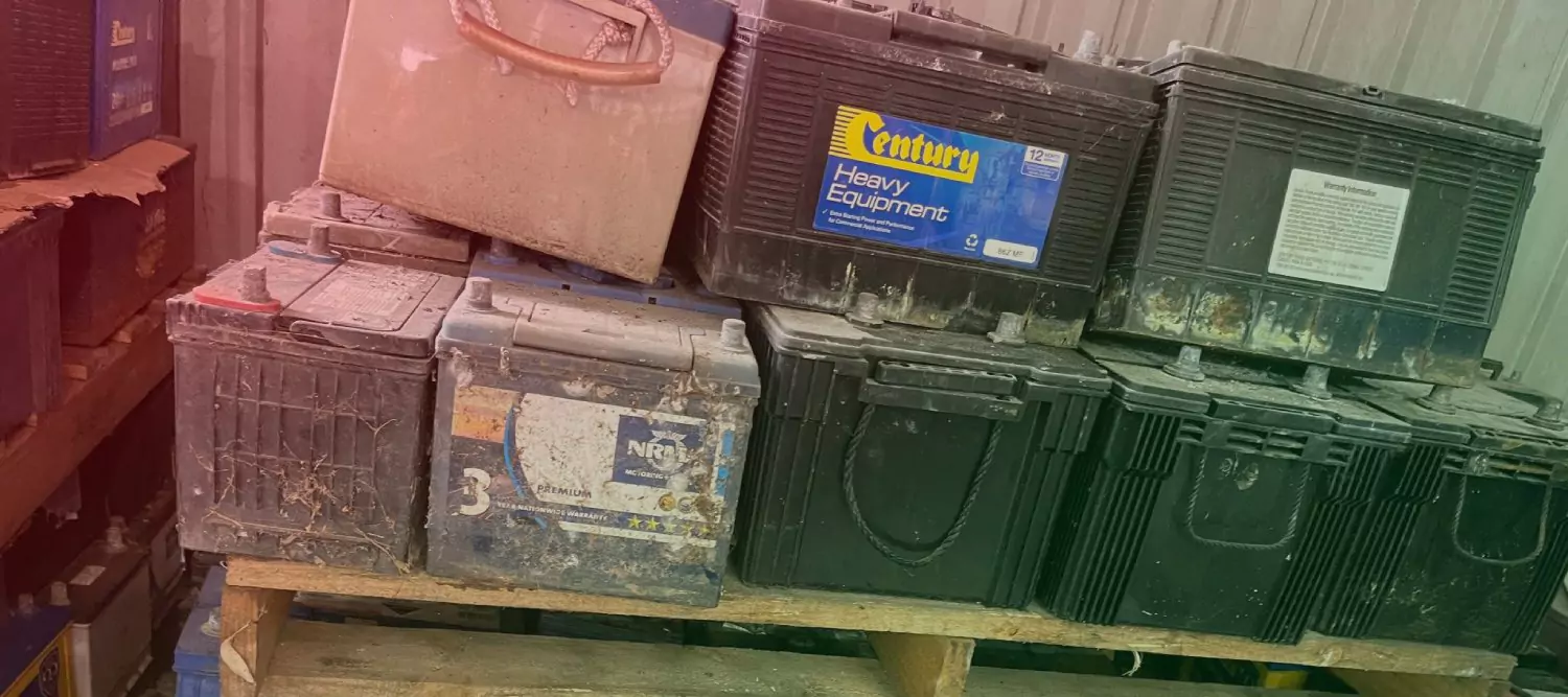 SCRAP BATTERY RECYCLING