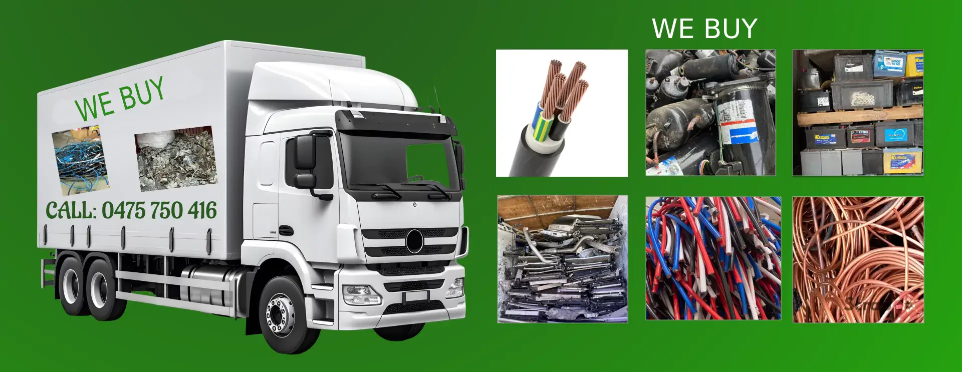 Hunter Scrap Metal recycling truck NSW
